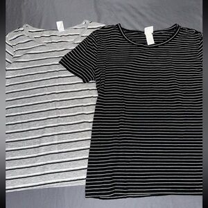 H&M F21 Striped T-Shirt Bundle / Lot Size Medium